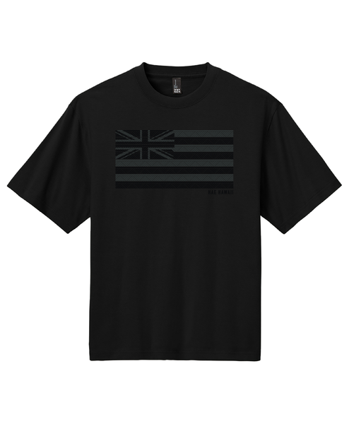 Hae Ulana Black on Black Drop Shoulder T-Shirt – Hae Hawaii