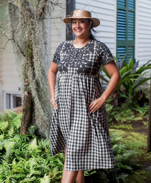 Palaka Kuiki Aulani Midi Dress in Black – Hae Hawaii