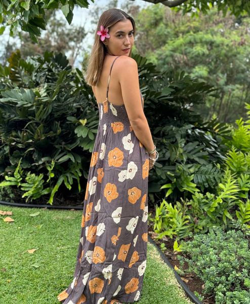 Wahine Maxi Dress Hau – Hae Hawaii Wahine Maxi Dress Hau – Hae Hawaii