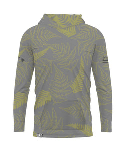 Palapalai Youth Hooded Long Sleeve Drifit Gray Olive