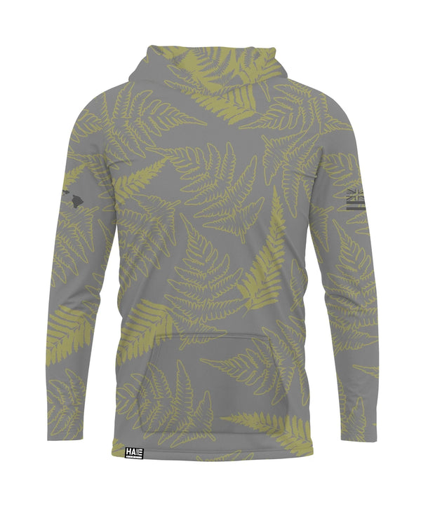 Palapalai Toddler Hooded Long Sleeve Drifit Gray Olive