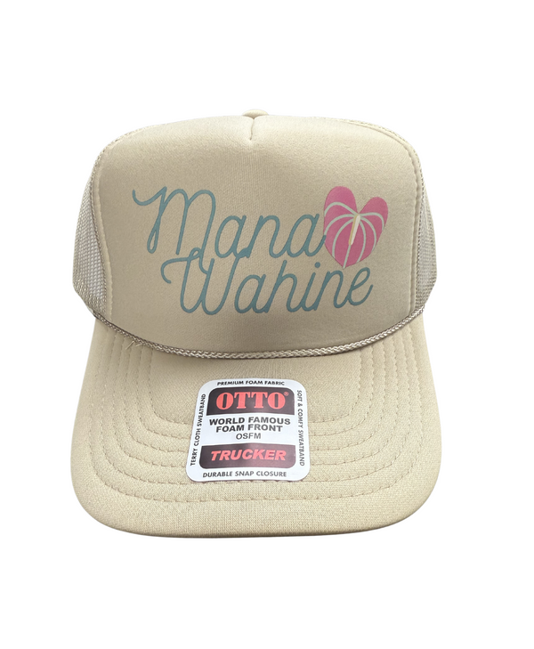 Mana Wahine Trucker Hat Sand