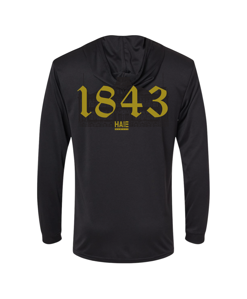 1843 Hooded Long Sleeve Drifit