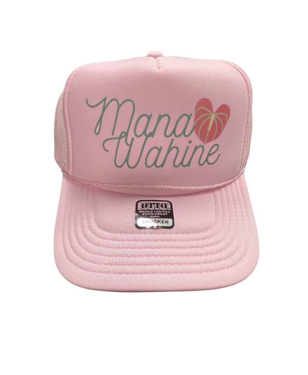 Mana Wahine Trucker Hat Pink