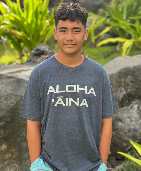 Aloha 'Āina T-Shirt Navy Frost