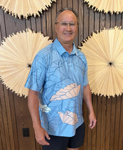 Māla Kalo Anywhere Polo Sky Blue