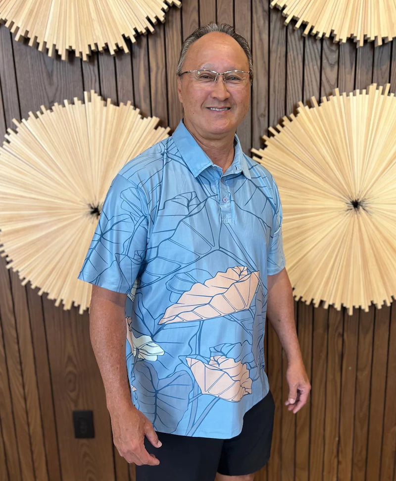Māla Kalo Anywhere Polo Sky Blue