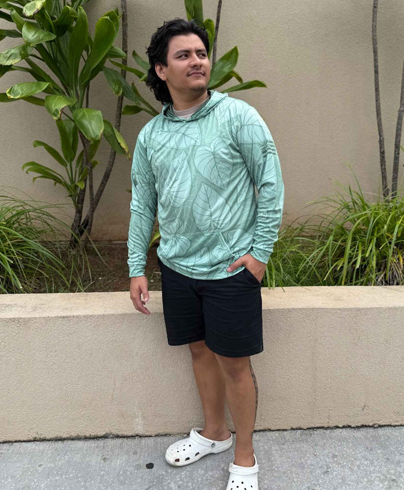 Kalo Patch Green Hooded Longsleeve Drifit