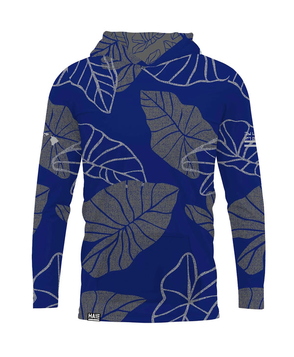 Kalo Youth Hooded Longsleeve Drifit Deep Blue Gray