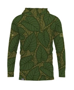 Kalo Patch Brown Hooded Longsleeve Drifit