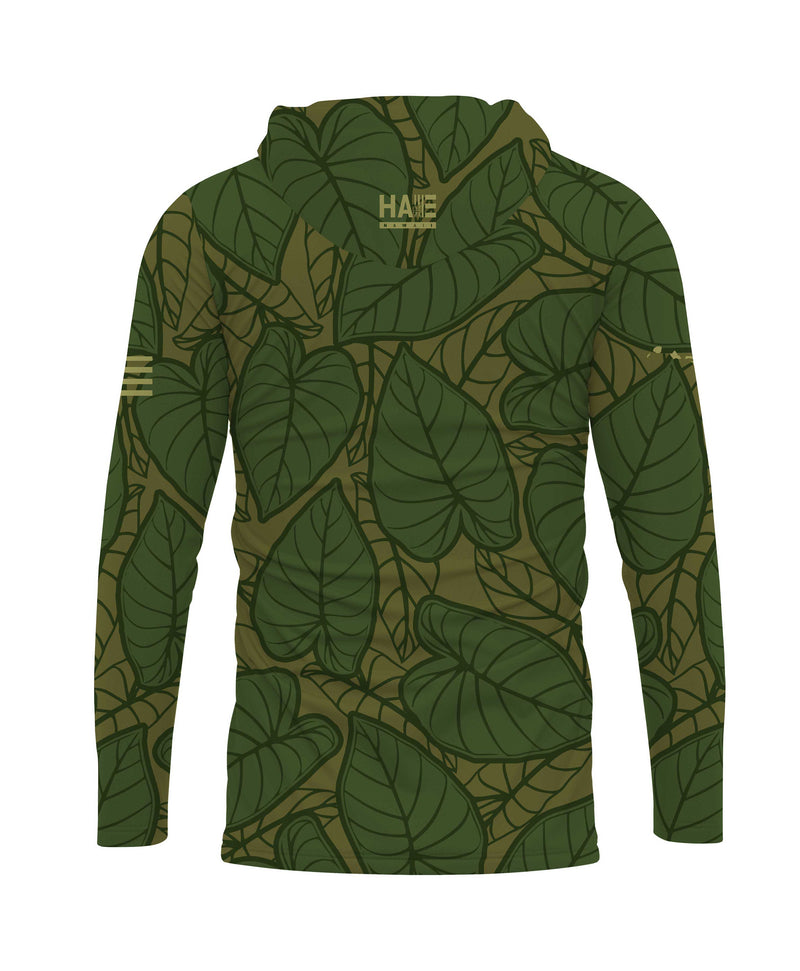 Kalo Patch Brown Hooded Longsleeve Drifit