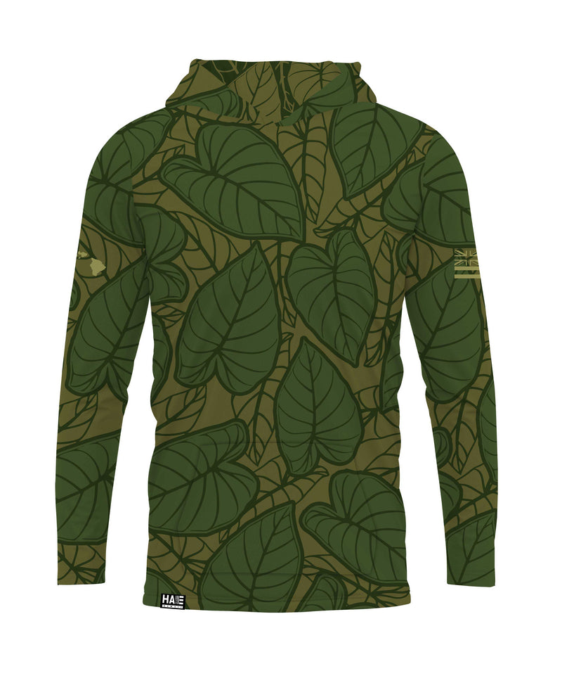 Kalo Patch Brown Hooded Longsleeve Drifit