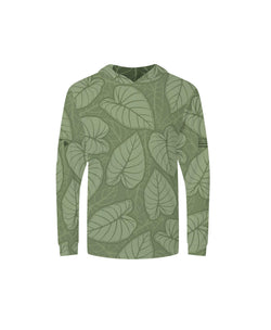 Kalo Patch Green Youth Hooded Longsleeve Drifit