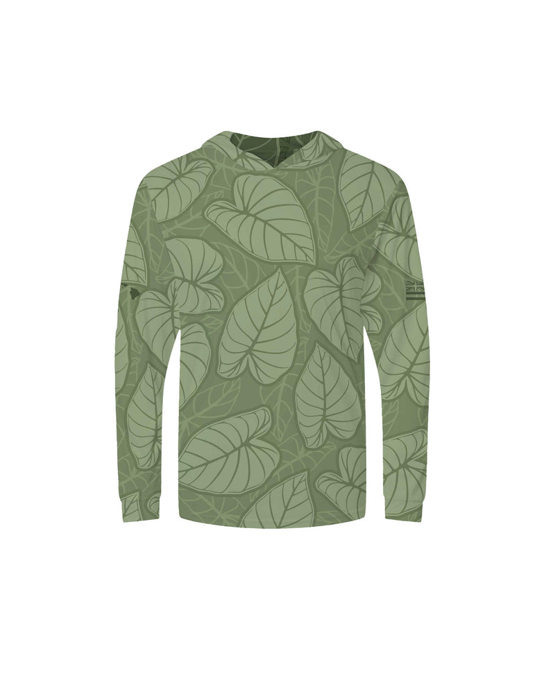 Kalo Patch Green Youth Hooded Longsleeve Drifit