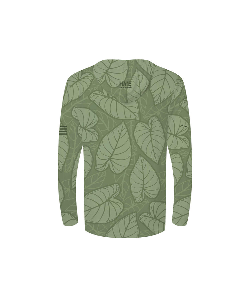 Kalo Patch Green Youth Hooded Longsleeve Drifit