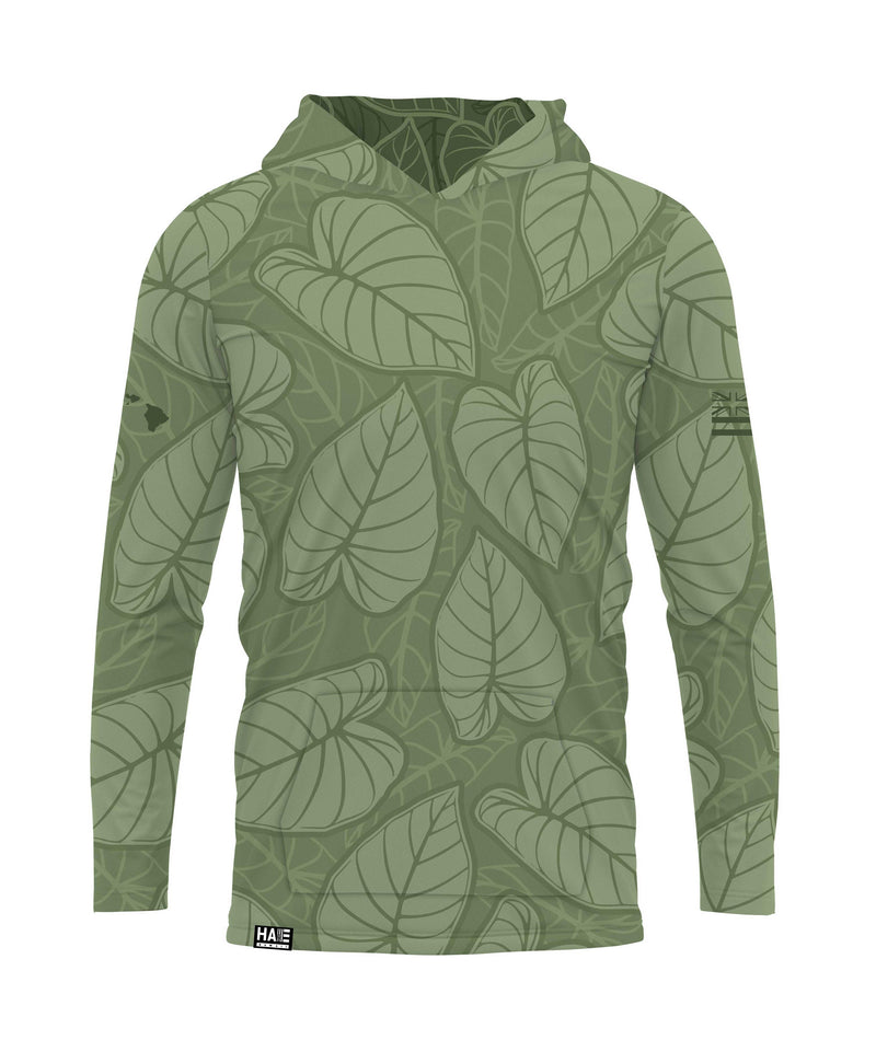 Kalo Patch Green Hooded Longsleeve Drifit