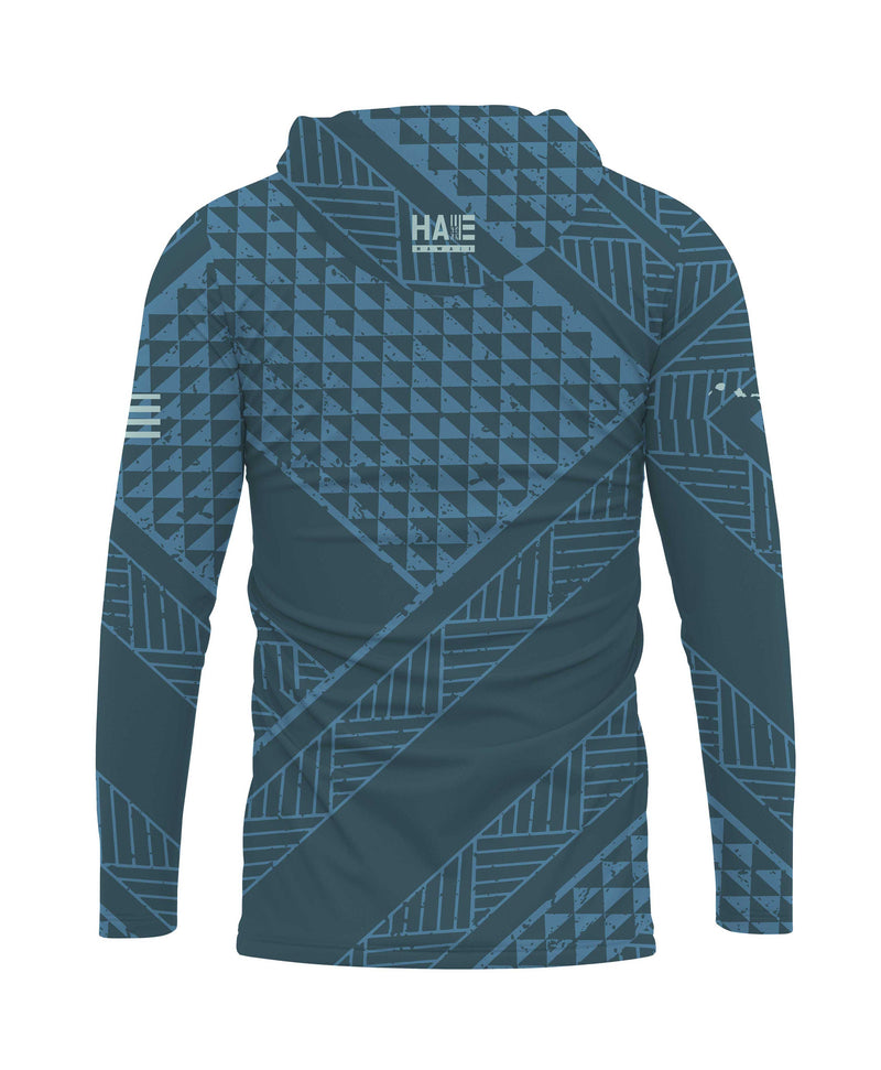 Ulana Hooded Long Sleeve Drifit Pacific Blue