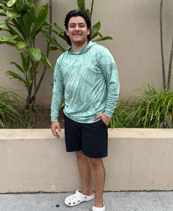 Kalo Patch Green Hooded Longsleeve Drifit