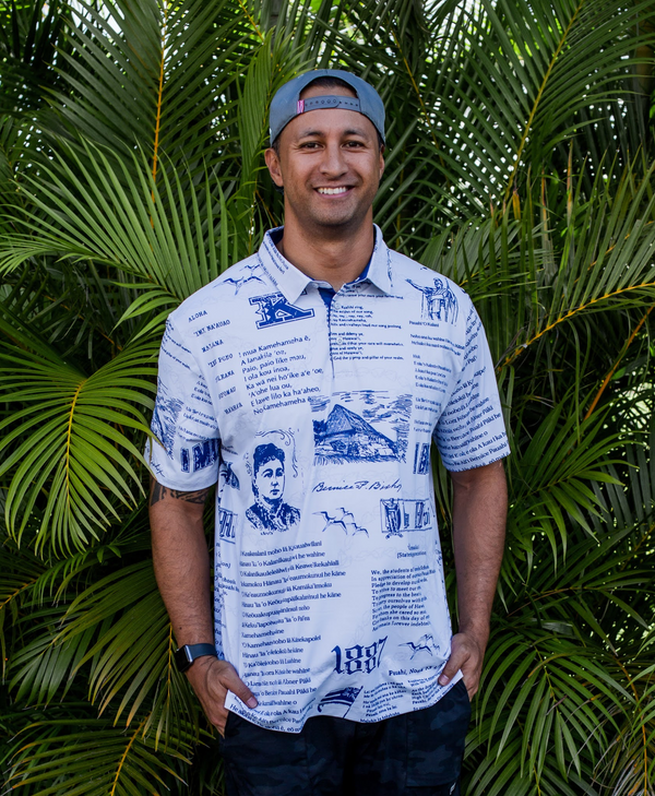1887 Kamehameha Anywhere Gray Polo