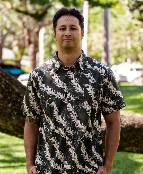 Kane Button Down Aloha Shirt 'Awapuhi Melemele