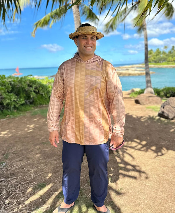 Hae Hawaii Hooded Long Sleeve Drifit Sand