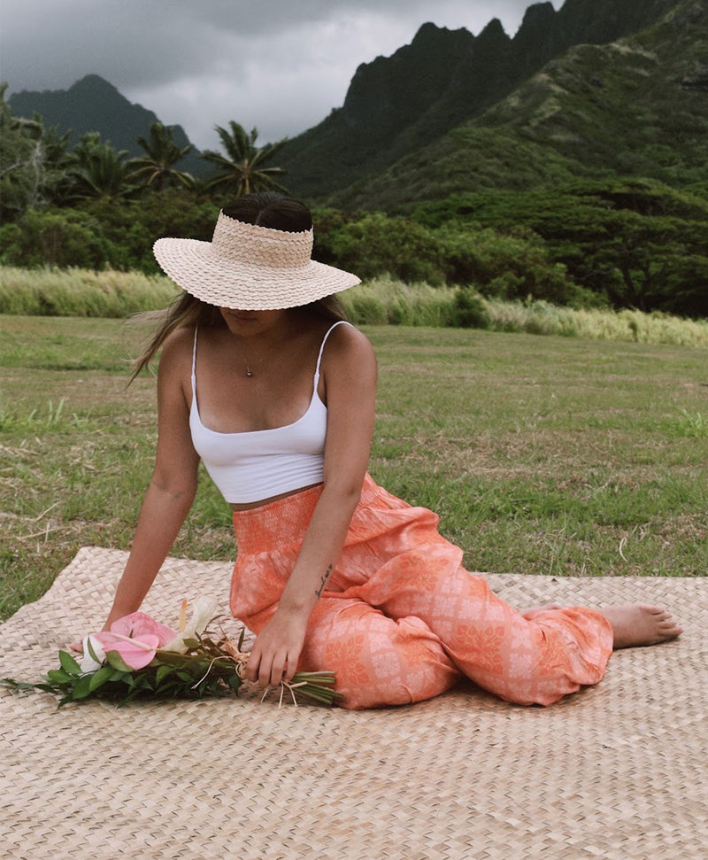 Kapa Kuiki Wāhine Palazzo Pants in POG