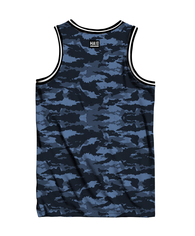 Hawai'i Men's Jersey Tank Gray Camo