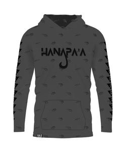 Hanapaa Hooded Long Sleeve Drifit Gray