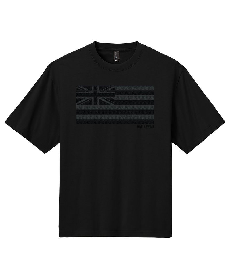 Hae Ulana Black on Black Drop Shoulder T-Shirt – Hae Hawaii