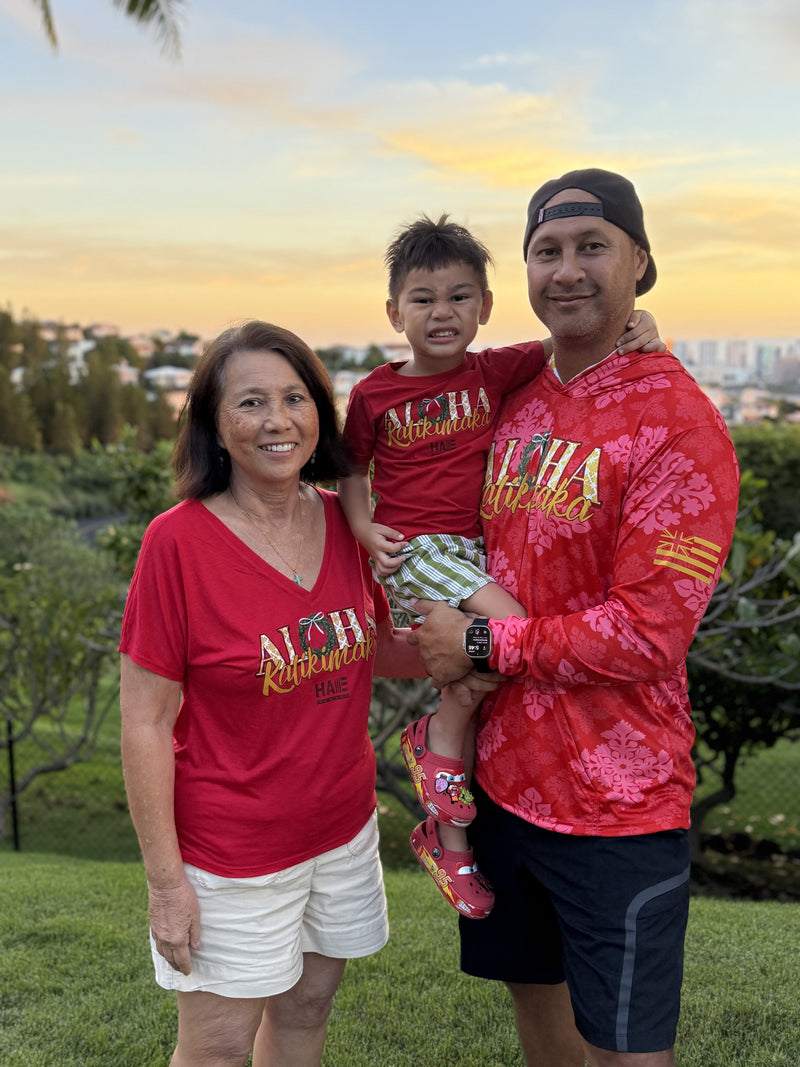 Aloha Kalikimaka Sublimated Hooded Long Sleeve Drifit 2024