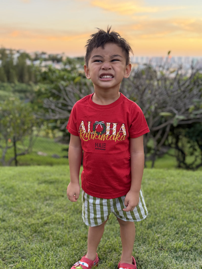 Aloha Kalikimaka Keiki Tee 2024