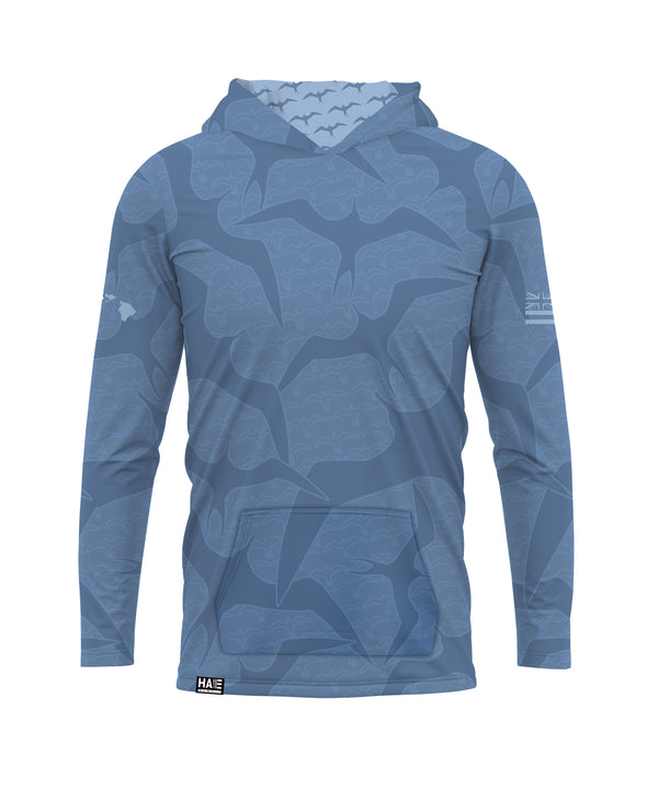 Na Iwa Hooded Longsleeve Drifit Blue