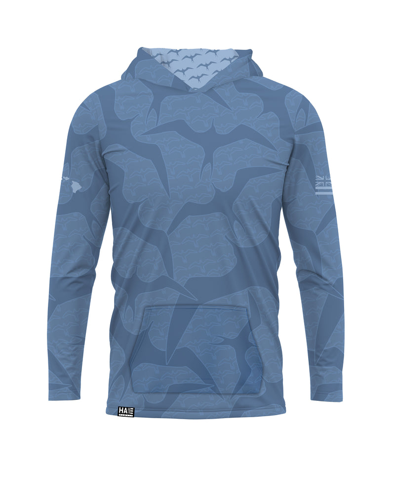 Na Iwa Hooded Longsleeve Drifit Blue