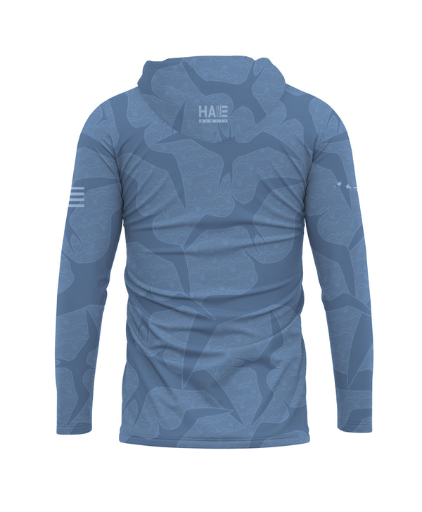 Na Iwa Hooded Longsleeve Drifit Blue