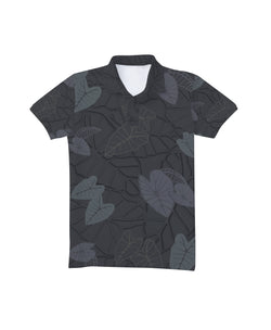 Lo'i Kalo Anywhere Polo Dark Gray Youth