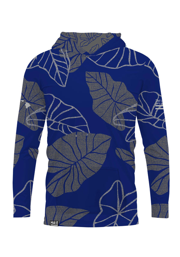 Kalo Toddler Hooded Longsleeve Drifit Deep Blue Gray