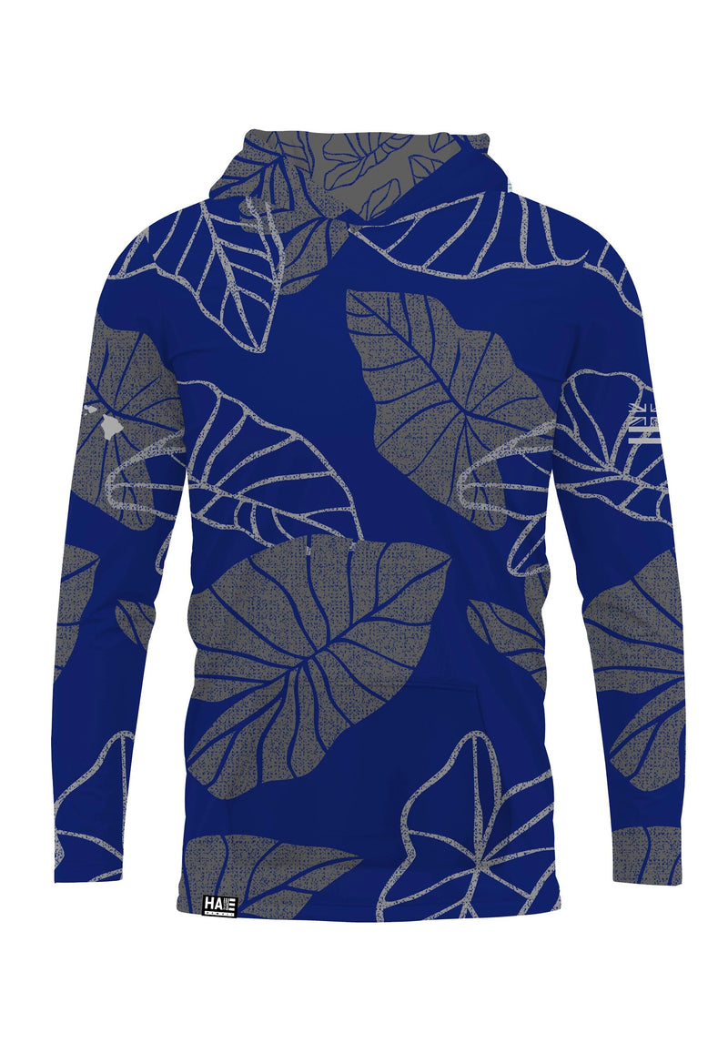 Kalo Toddler Hooded Longsleeve Drifit Deep Blue Gray