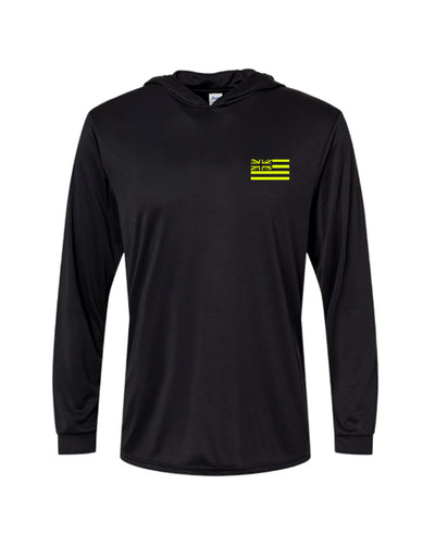 Keep Hawaiian Lands in Hawaiian Hands Hooded Longsleeve Drifit