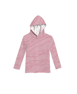 Kuulei Toddler V-Neck Hooded Longsleeve Drifit Desert Pink