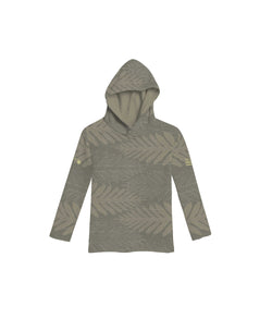 Lauae Olive Sublimated Toddler Hooded Long Sleeve Drifit