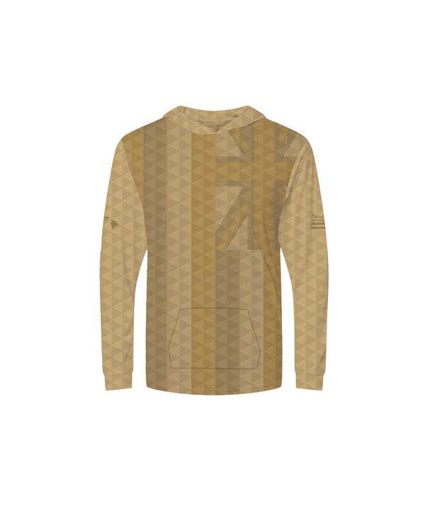 Hae Hawaii Youth Hooded Long Sleeve Drifit Sandy Greige