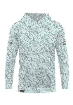 Oha Kalo Toddler Hooded Long Sleeve Drifit Seafoam Gray