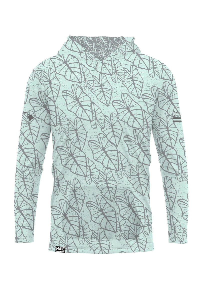 Oha Kalo Toddler Hooded Long Sleeve Drifit Seafoam Gray