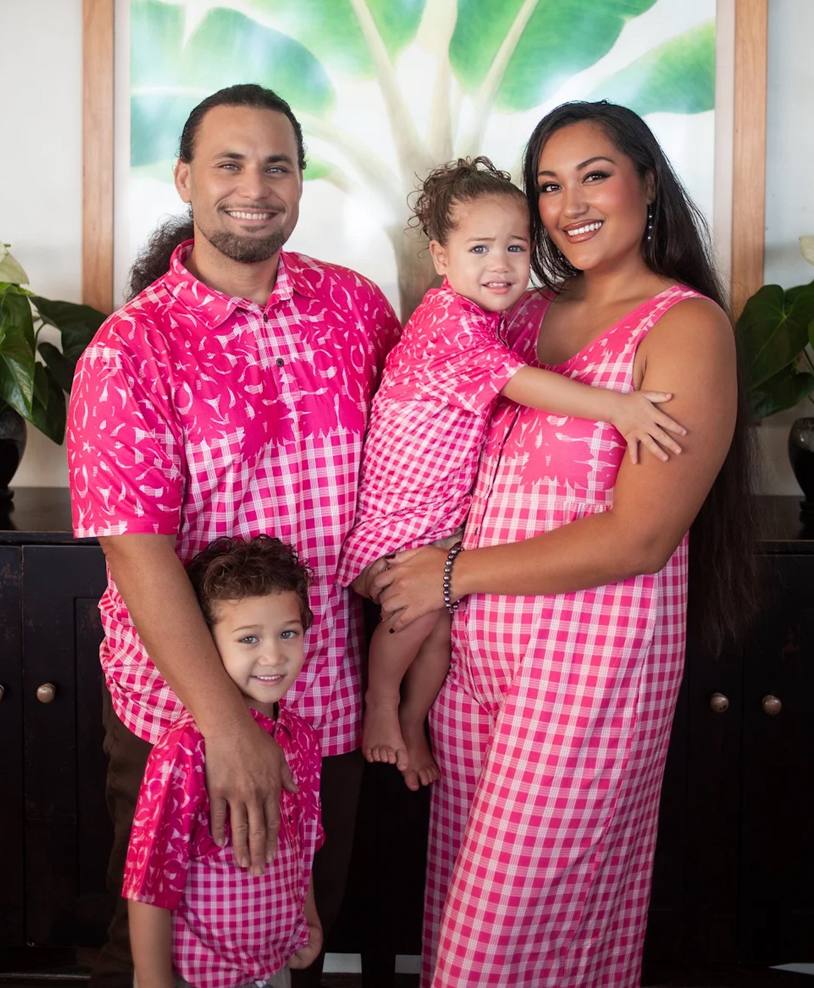 Palaka Kuiki Kane Pullover Loke Pink – Hae Hawaii