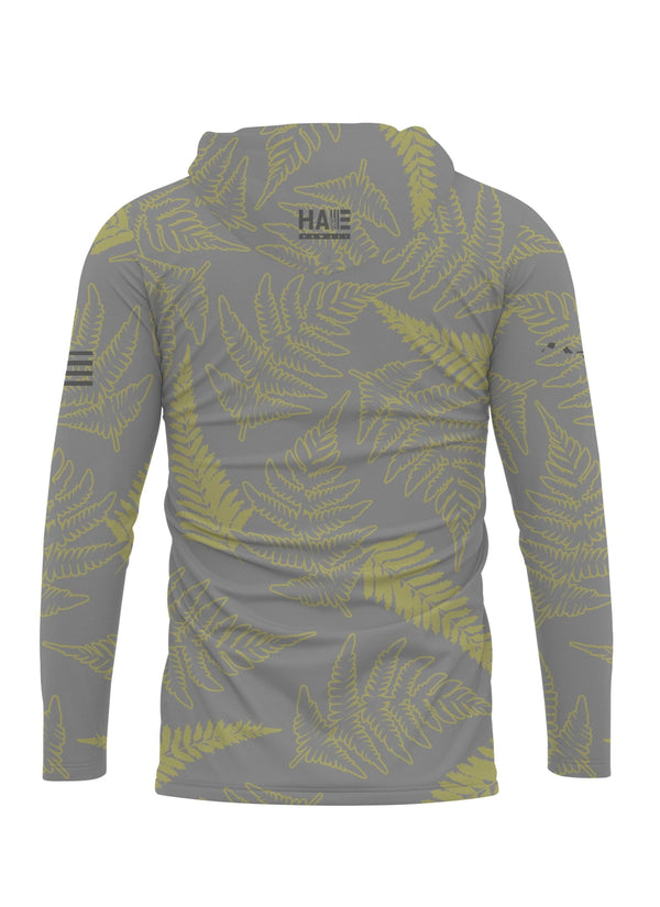 Palapalai Youth Hooded Long Sleeve Drifit Gray Olive