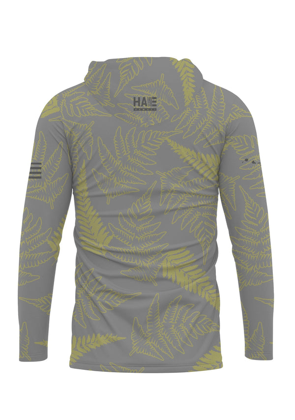 Palapalai Youth Hooded Long Sleeve Drifit Gray Olive
