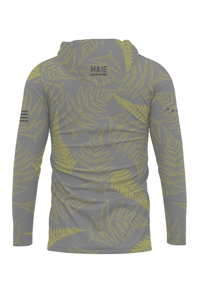 Palapalai Youth Hooded Long Sleeve Drifit Gray Olive