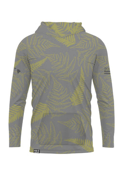 Palapalai Youth Hooded Long Sleeve Drifit Gray Olive