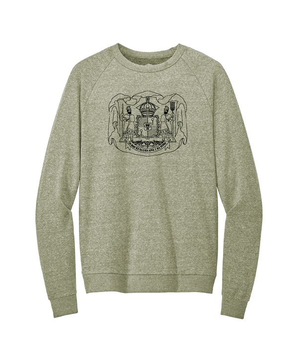 Coat of Arms Tri-Fleece Crewneck Unisex Sweatshirt