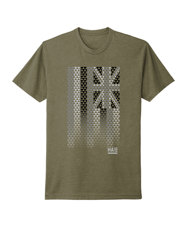 Hae Triangles Olive Green T-Shirt